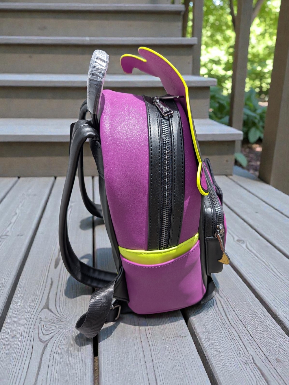Loungefly Disney Minnie Mouse Witch Glow-in-the-Dark Mini Backpack (NWT) - Picture 4 of 6